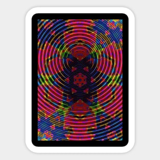 Spiral abstraction Sticker